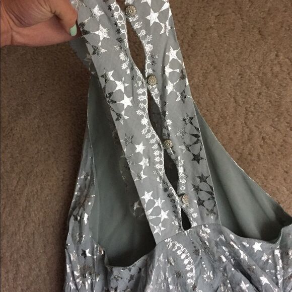 Kimchi Blue Blue Corellia Beaded Neck Mini Dress - Picture 7 of 9